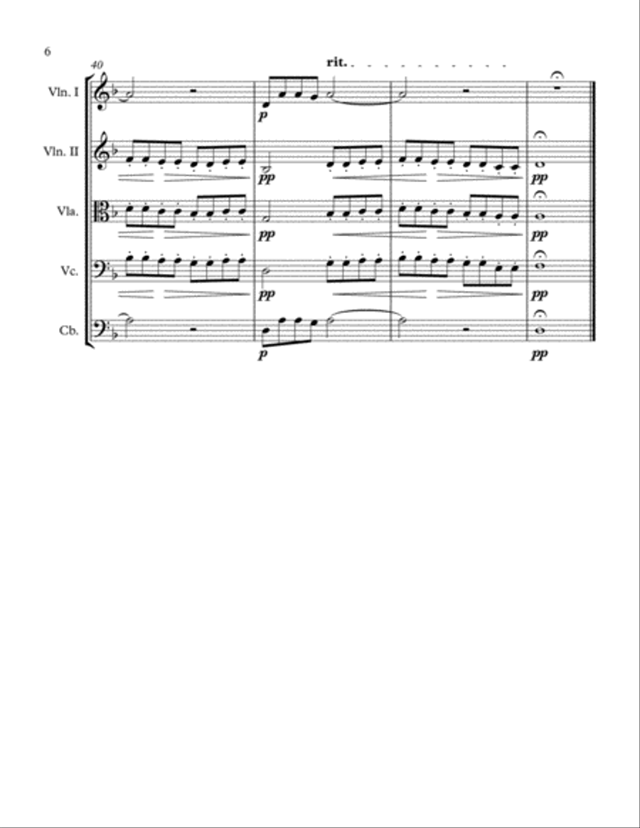 The Odd Couple String Quartet scores gallery preview page 6