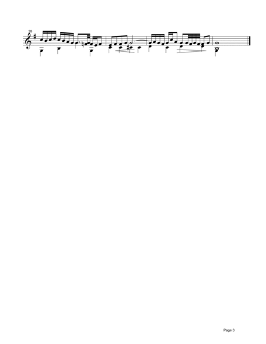 8 favorite pieces by J.S.Bach. Jesu Joy, Arioso, Sheep may safely graze, Sleepers awake etc. arrange Classical Guitar scores gallery preview page 5