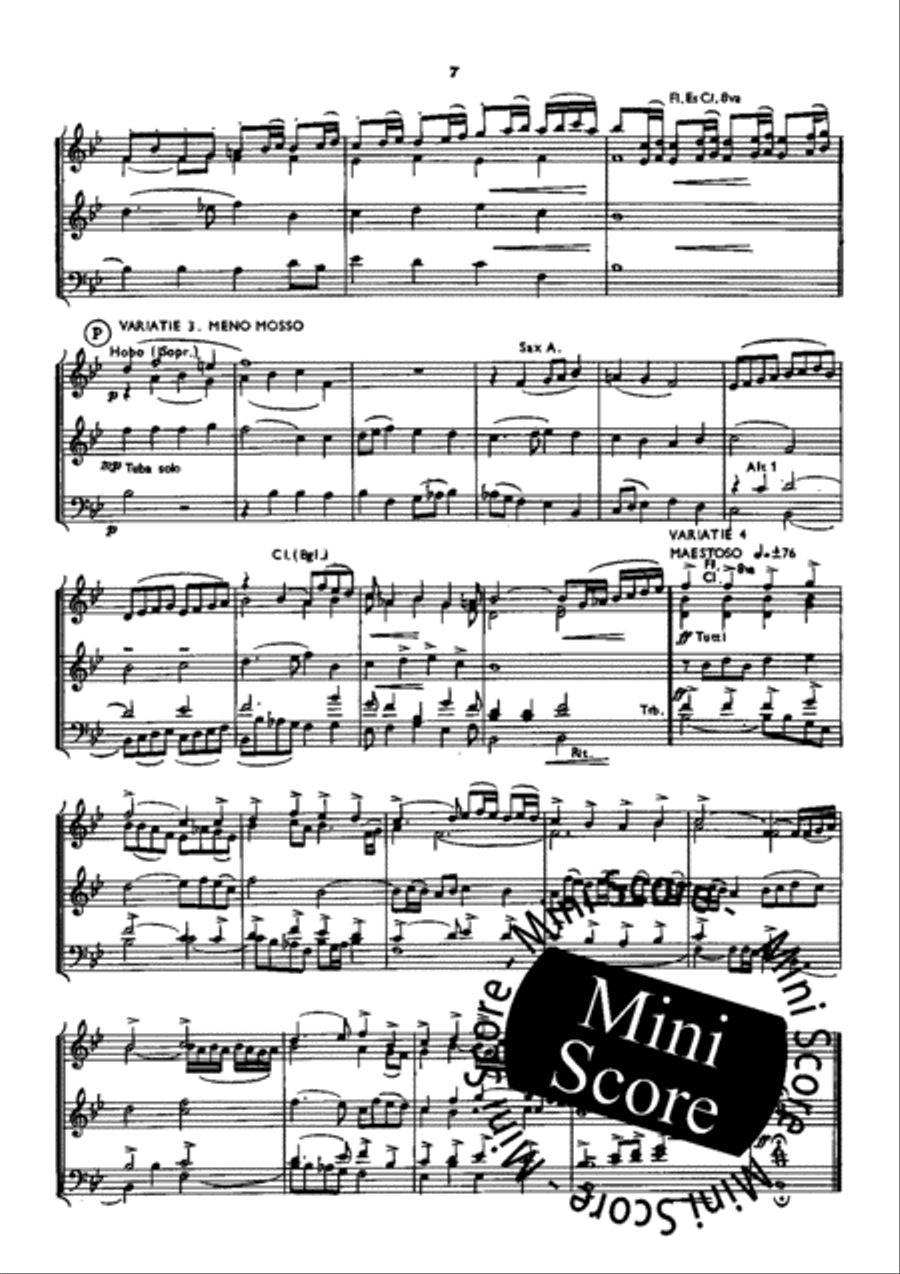 Musik Aus Fruher Zeit Fanfare Band scores gallery preview page 9