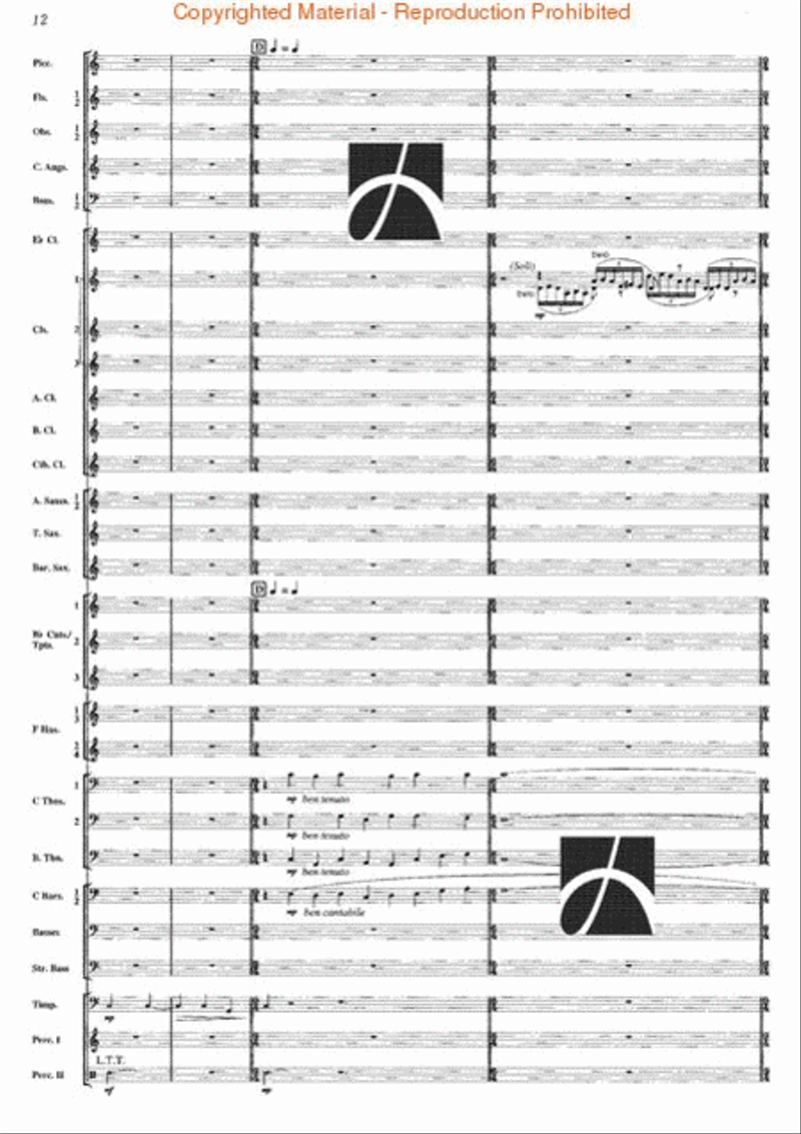 Homage Concert Band scores gallery preview page 11