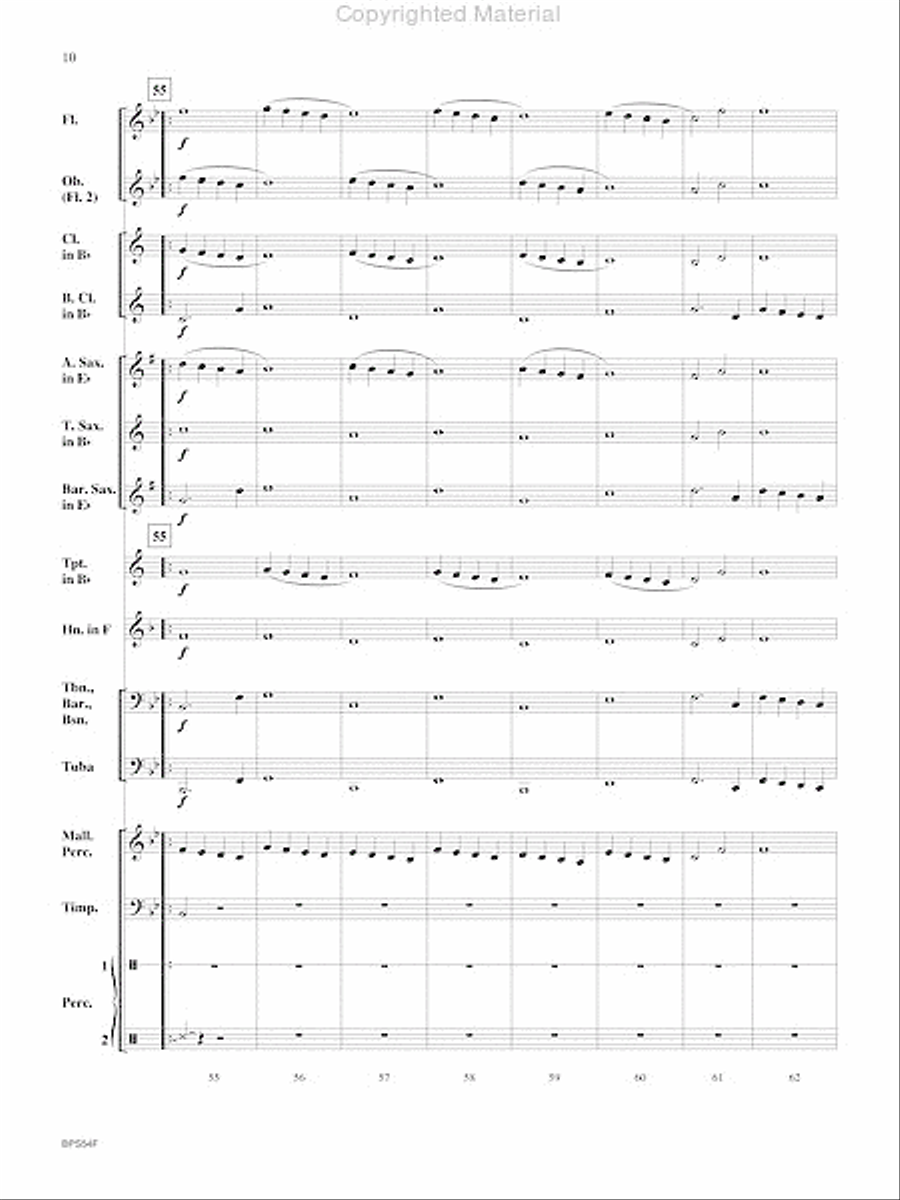 Santa's Noisy Workshop Concert Band scores gallery preview page 11