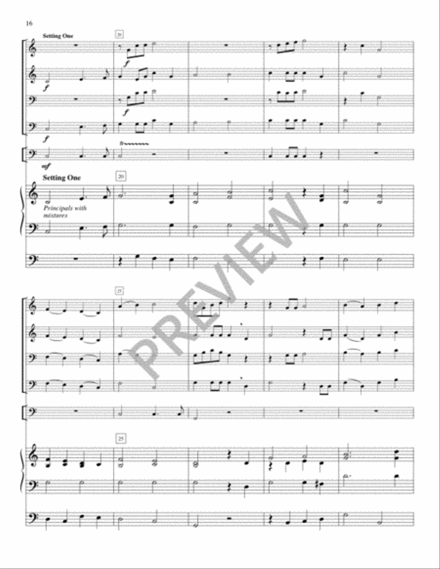Festival Hymns for Organ, Brass and Timpani - Volume 8, General Trombone scores gallery preview page 18