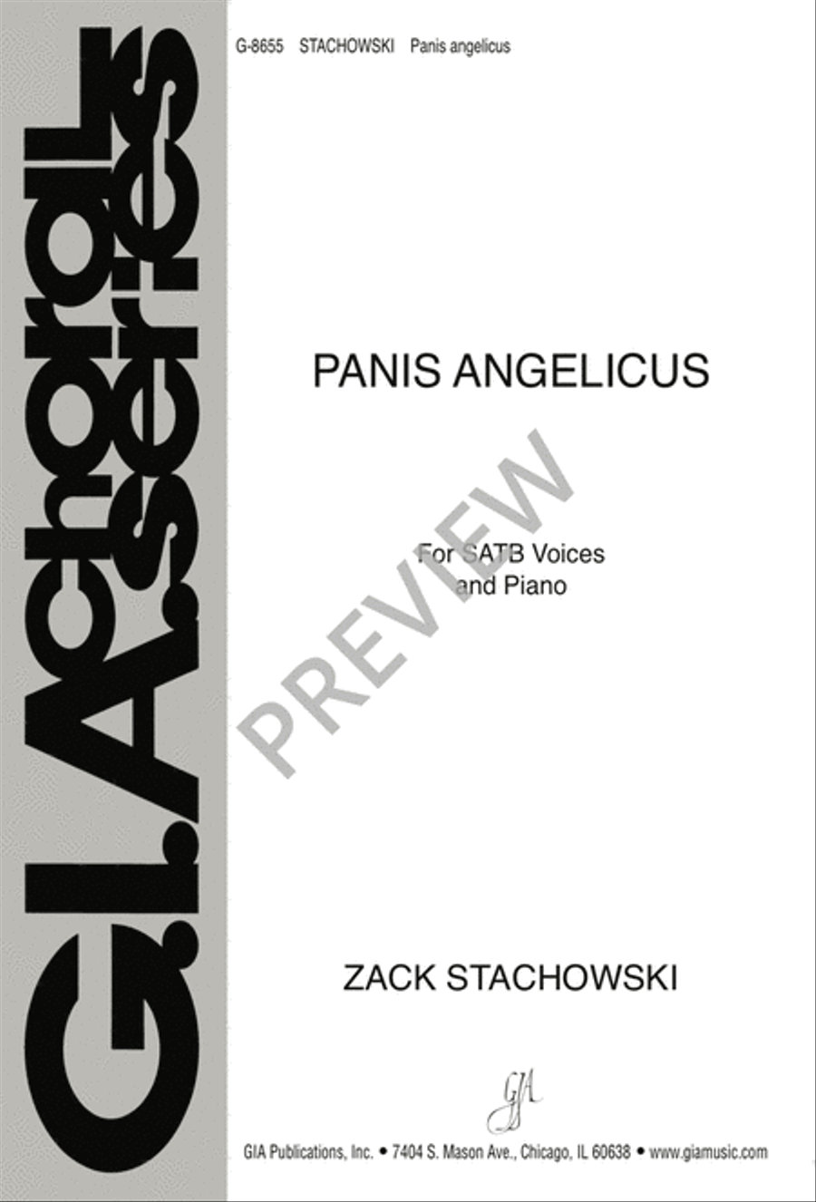 Panis Angelicus 4-Part scores gallery preview page 2