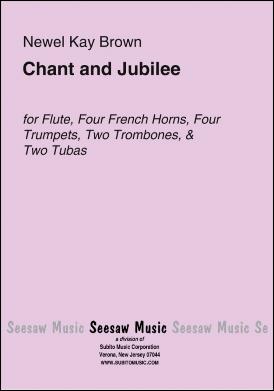 Chant and Jubilee Flute scores gallery preview page 1