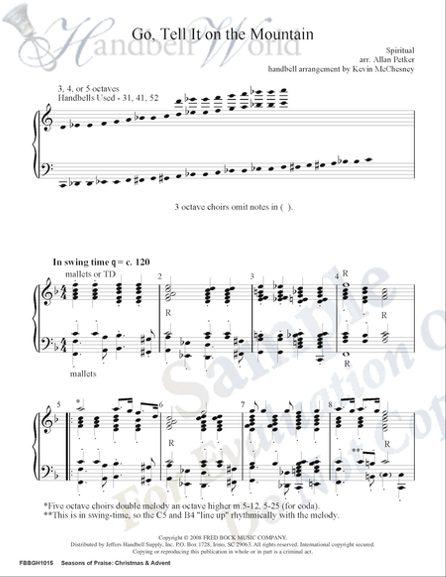 Seasons of Praise Advent & Christmas 5-Octaves scores gallery preview page 3