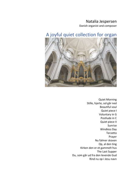 Joyful quiet collection for organ