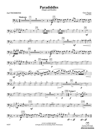 Paradiddles: 2nd Trombone