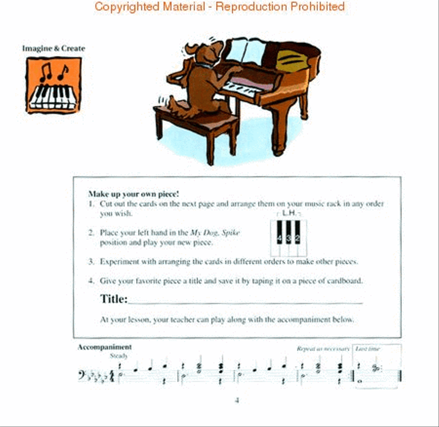 Piano Practice Games Book 1 (with Online Audio) Piano Method scores gallery preview page 2