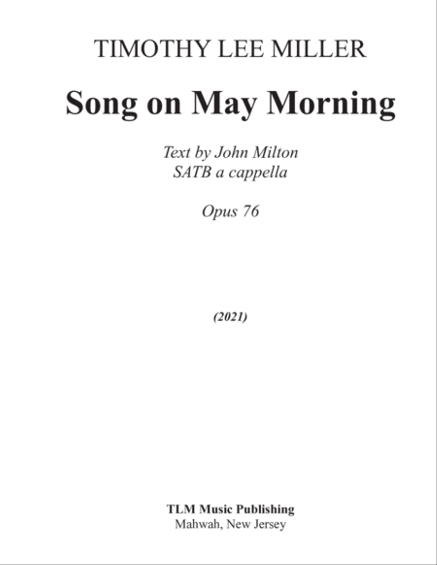 Song On May Morning Divisi scores gallery preview page 3