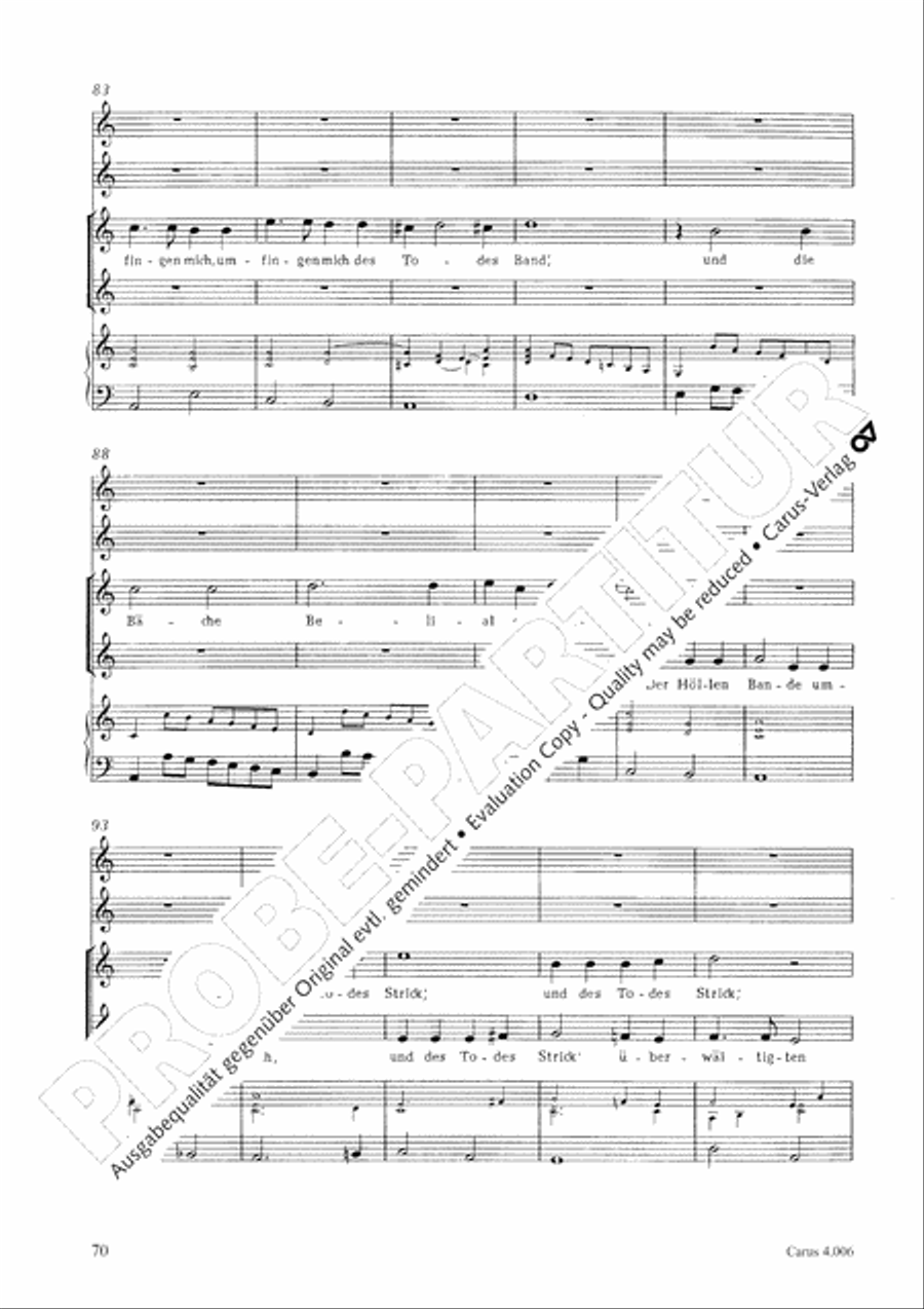 Ten motets Choir scores gallery preview page 72