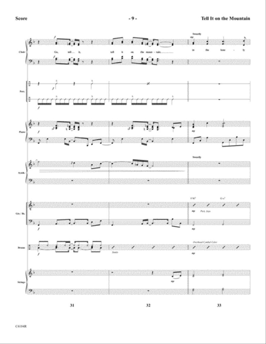 Tell It On the Mountain Tell It On the Mountain Choir scores gallery preview page 11