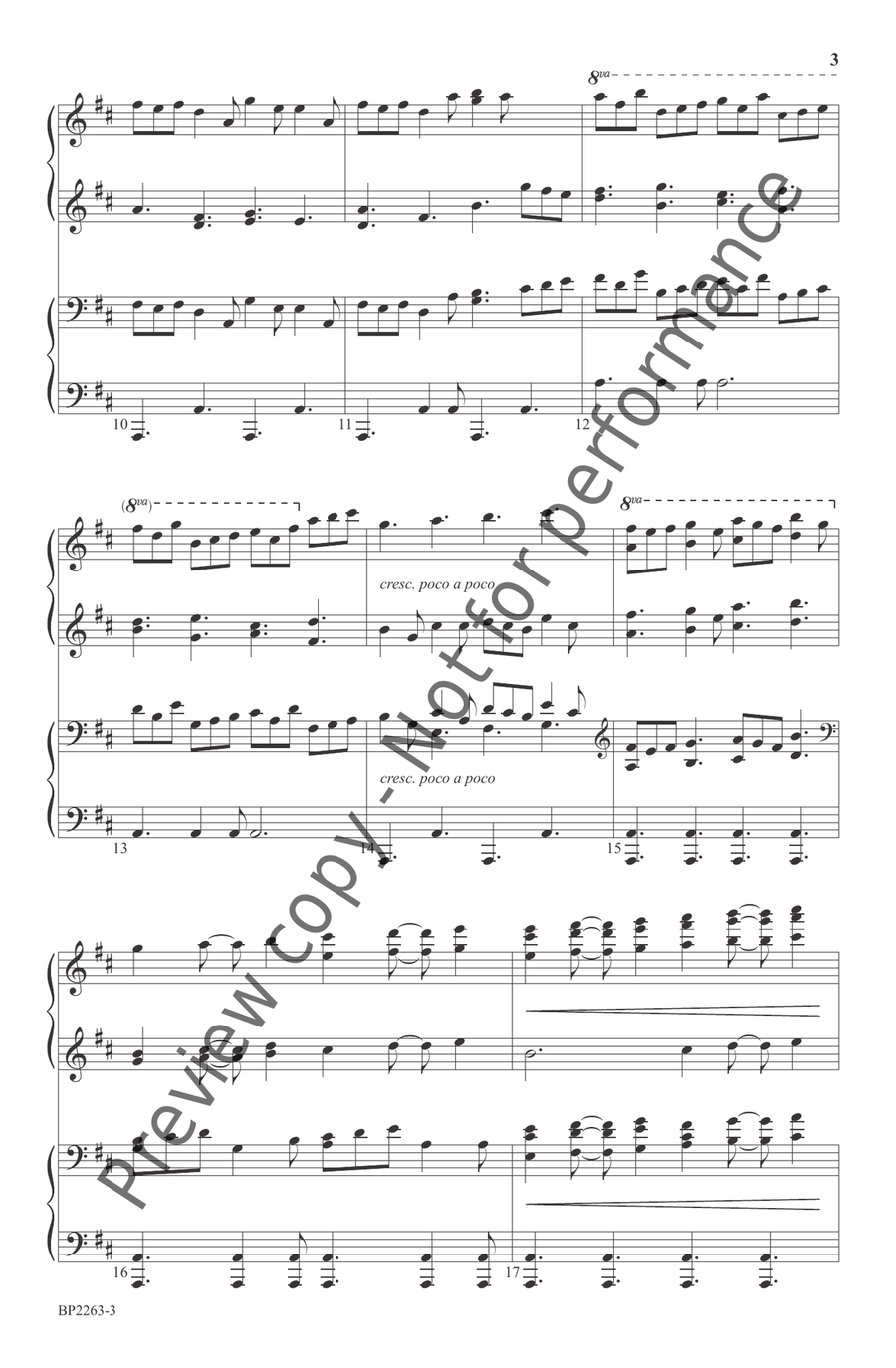 Joy to the World! 4-Part scores gallery preview page 5