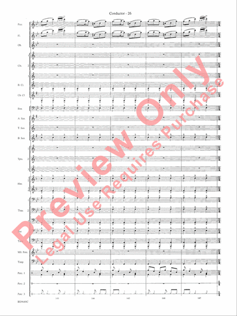 Ireland: Of Legend and Lore Concert Band scores gallery preview page 31