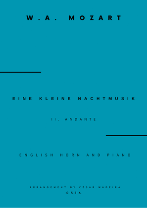 Eine Kleine Nachtmusik (2 mov.) - English Horn and Piano (Full Score and Parts)