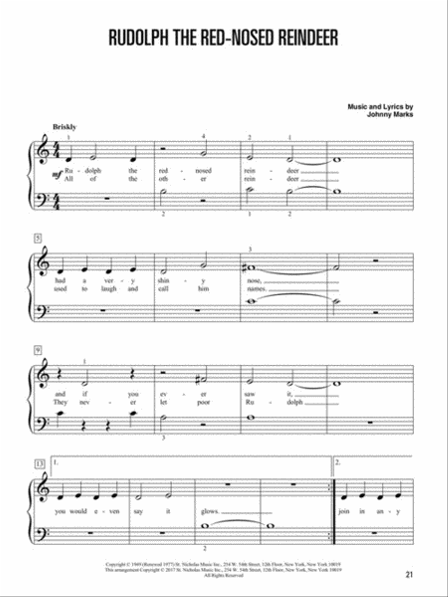 Hal Leonard Christmas Piano for Kids Piano Method scores gallery preview page 4