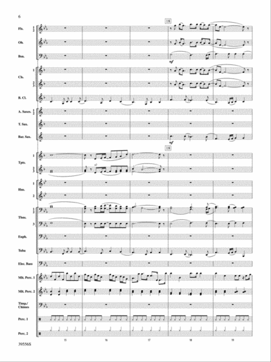 Lennon: Score Lennon: Score Concert Band scores gallery preview page 6