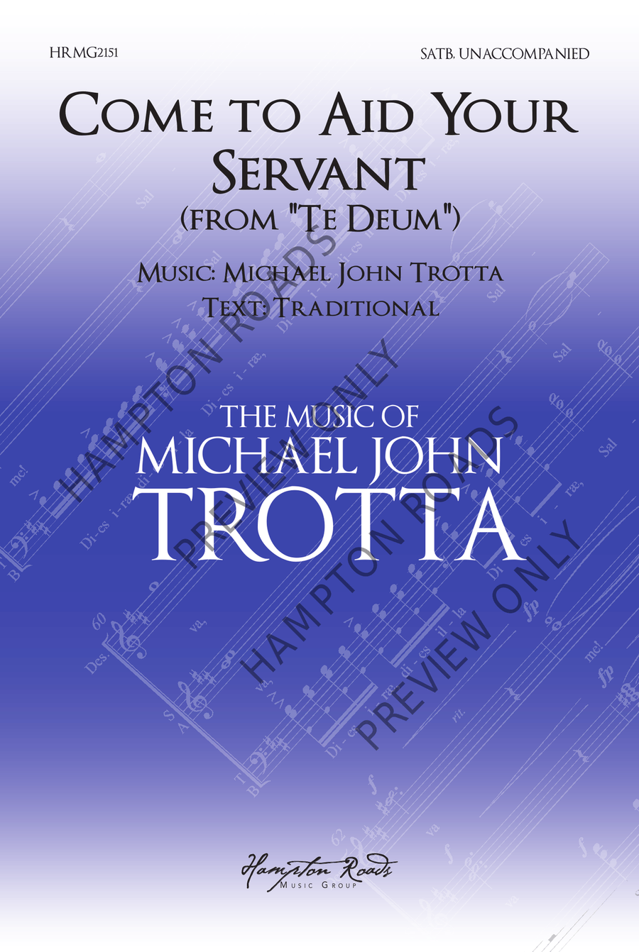 Come to Aid Your Servant (SATB) 4-Part scores gallery preview page 2