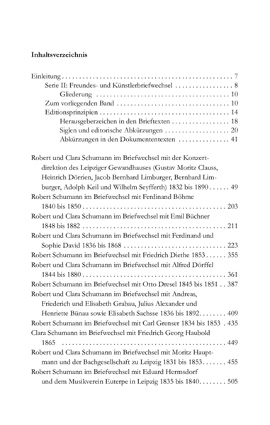 Schumann Briefedition: Korrespondenten in Leipzig 1830 bis 1894