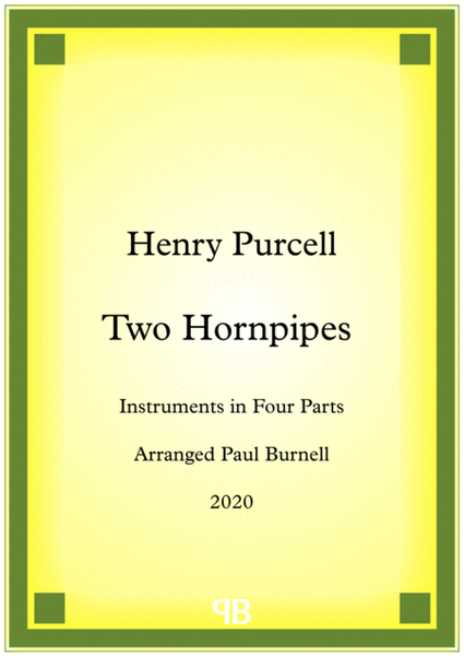 Two Hornpipes, arranged for instruments in four parts image number null