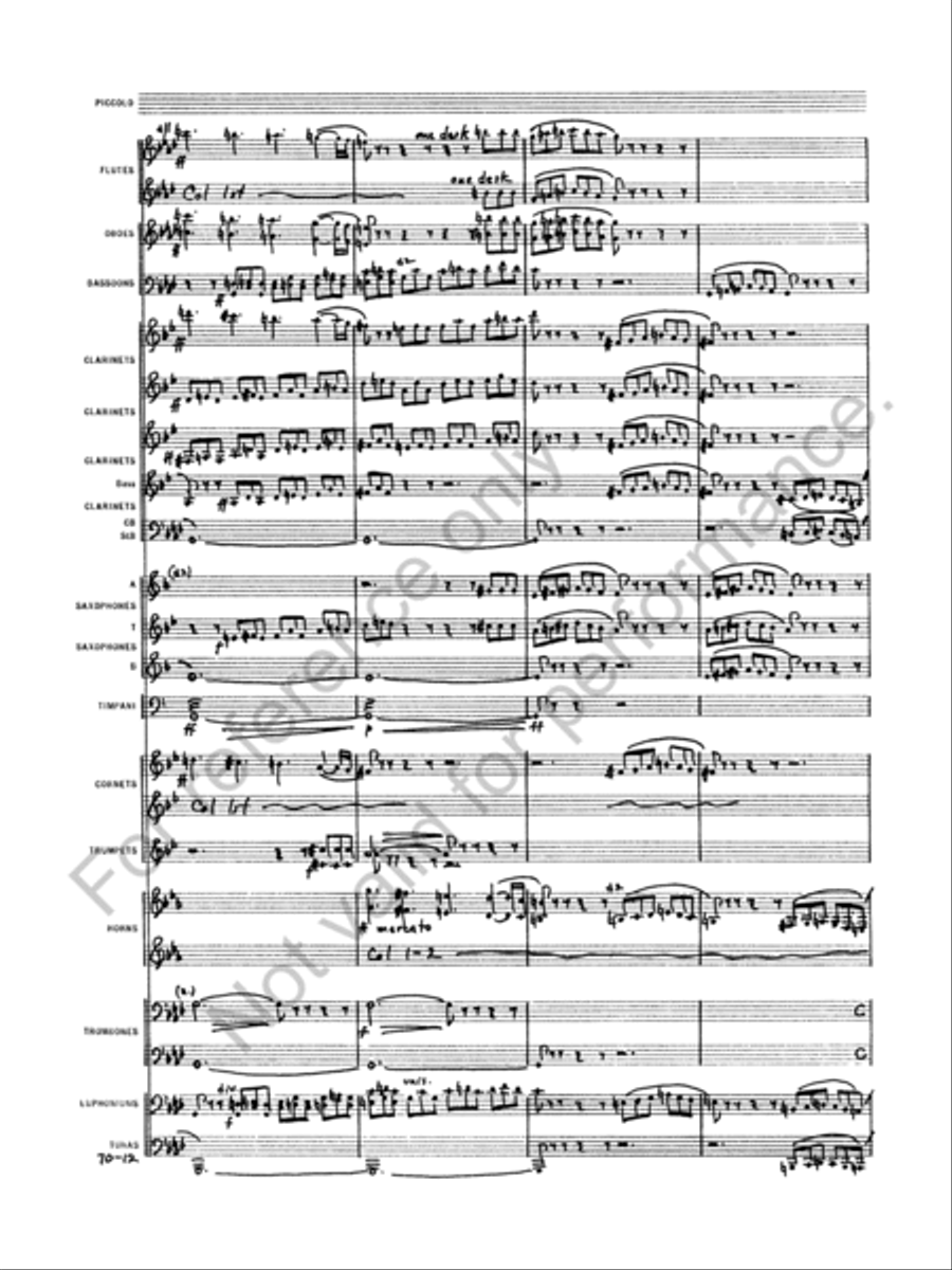 Symphony No. 6 Concert Band scores gallery preview page 14