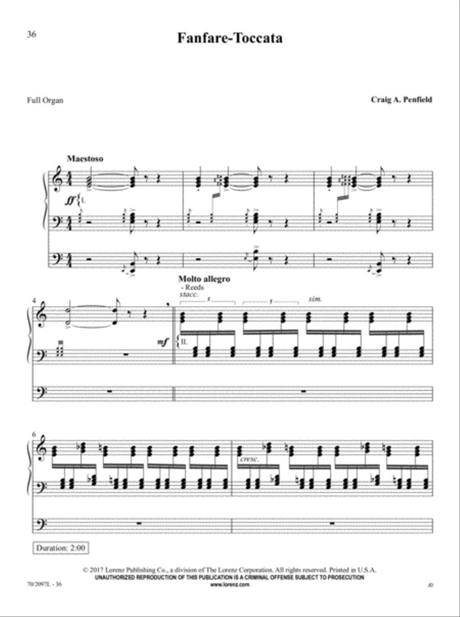 The Sacred Organ Library, Vol. 3 Organ Solo scores gallery preview page 11