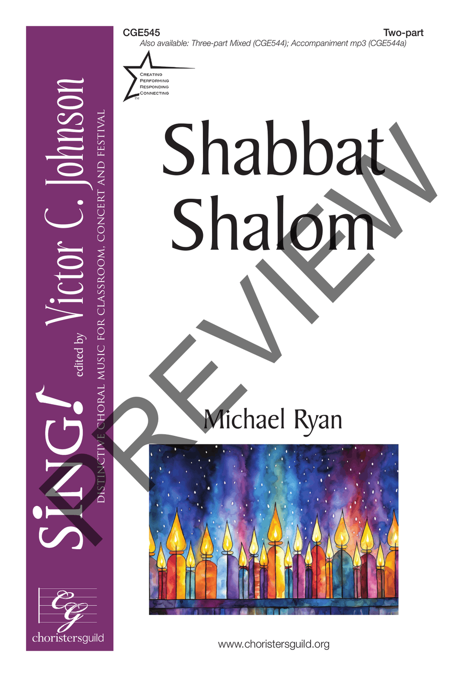 Shabbat Shalom (Two-part) 2-Part scores gallery preview page 2