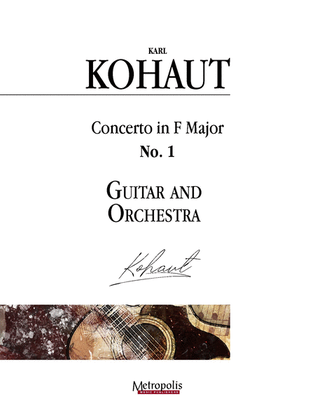 Concerto in F Major, No. 1 for Guitar and Orchestra (Full Score and Parts)