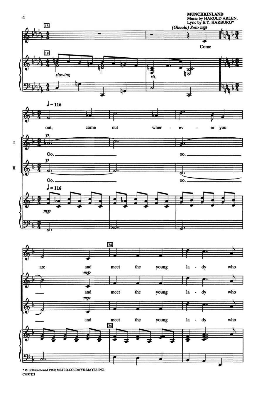 The Wizard of Oz -- Choral Revue by Greg Gilpin Choir - Digital Sheet Music page 3