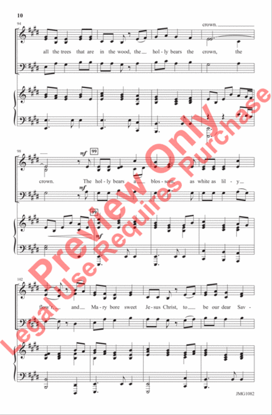 Wonders of His Love 4-Part scores gallery preview page 10