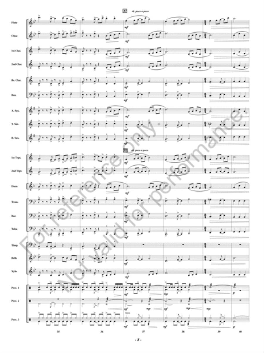 Outrider Concert Band scores gallery preview page 9