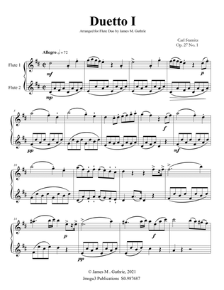 Stamitz: Duet Op. 27 No. 1 for Flute Duo