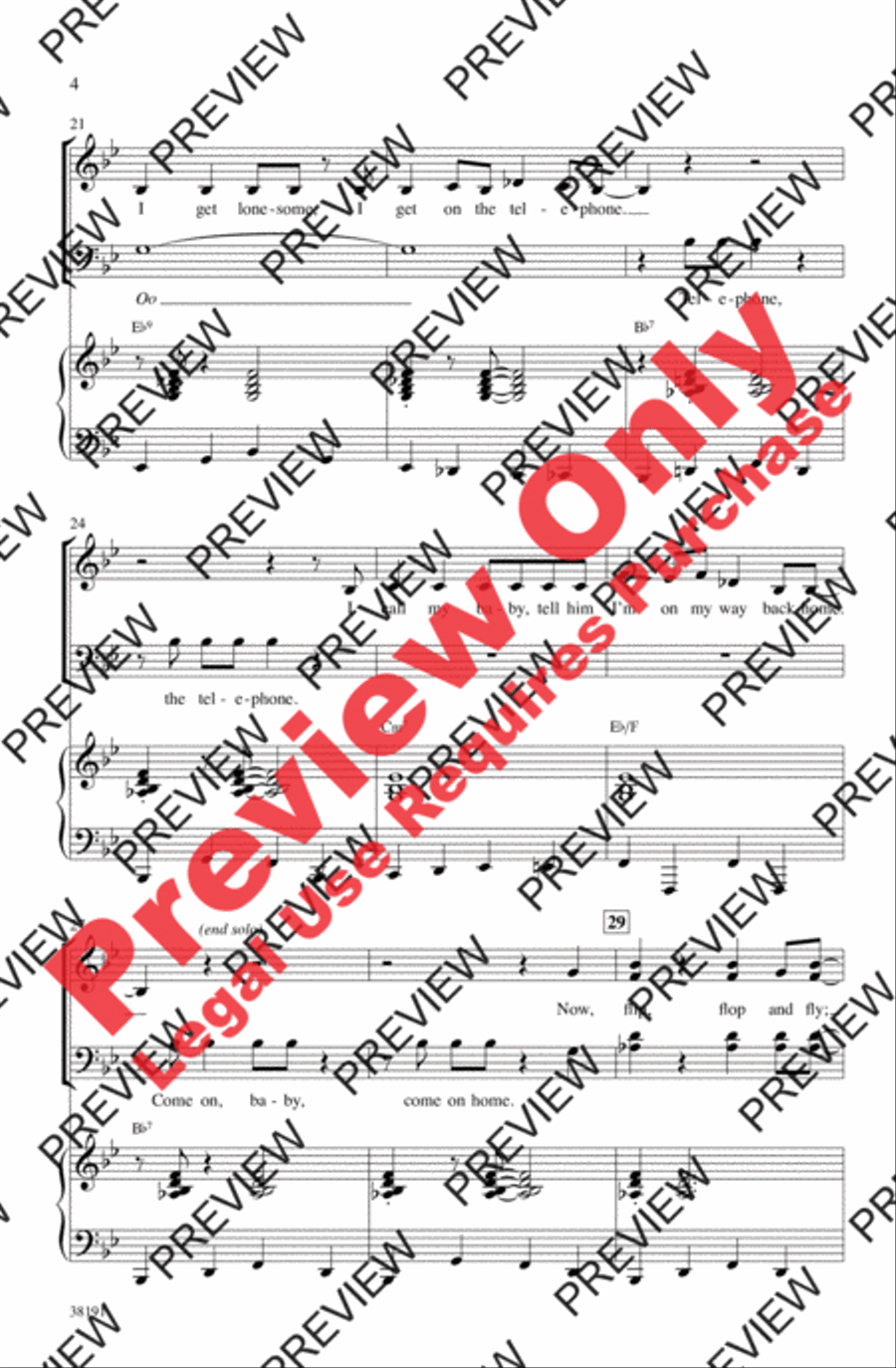 Flip, Flop and Fly 4-Part scores gallery preview page 4