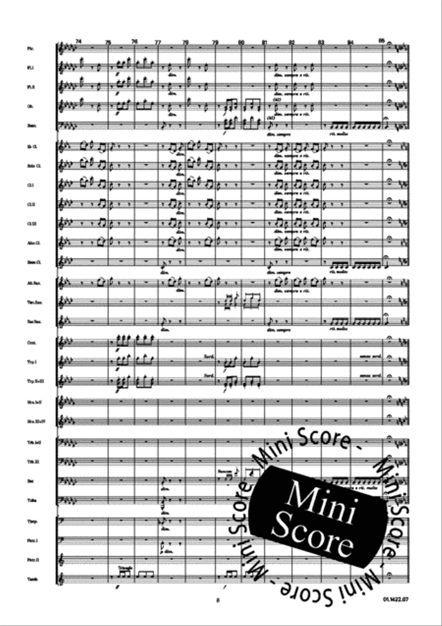 Aragon Concert Band scores gallery preview page 14