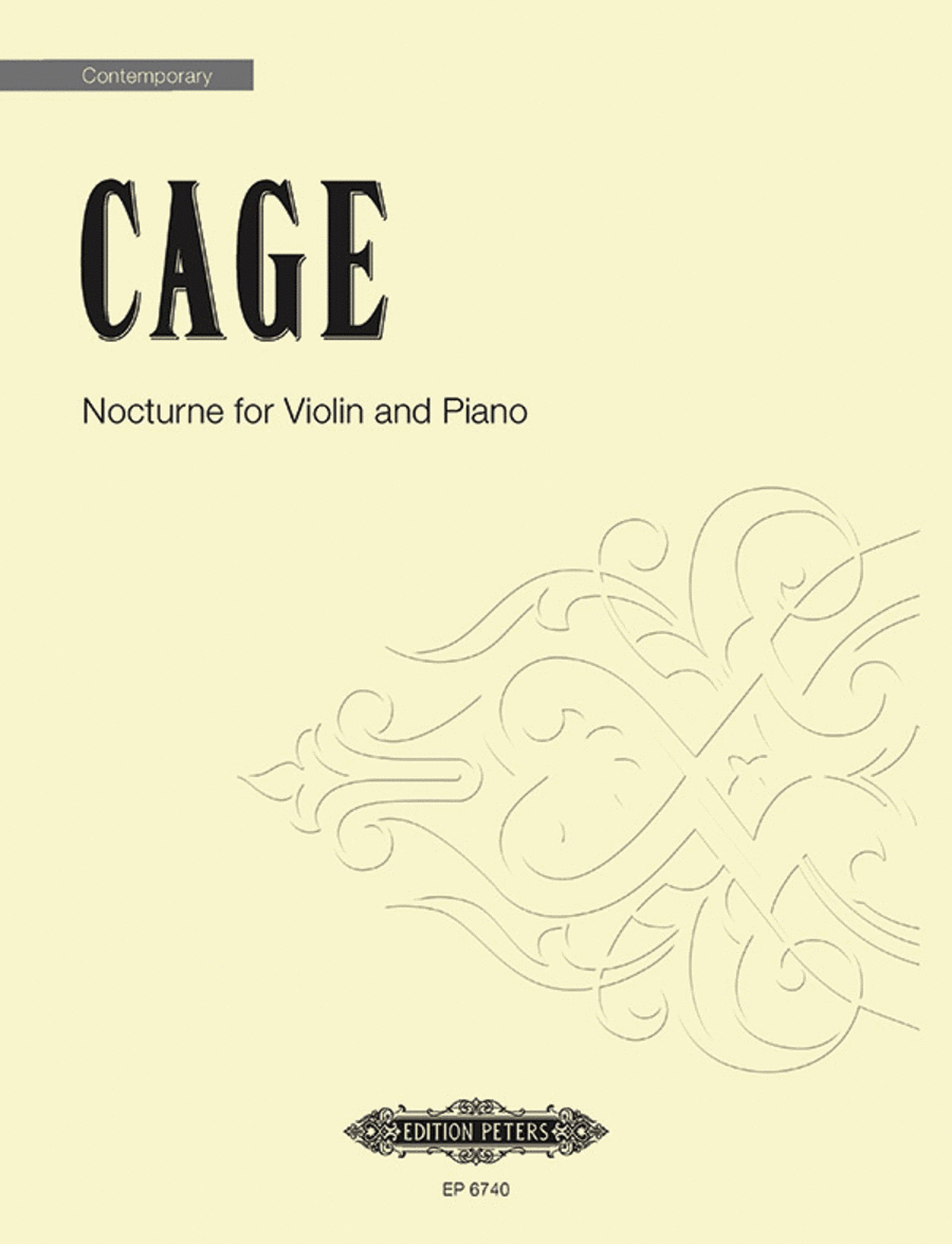 Nocturne for Violin and Piano Violin Solo scores gallery preview page 1