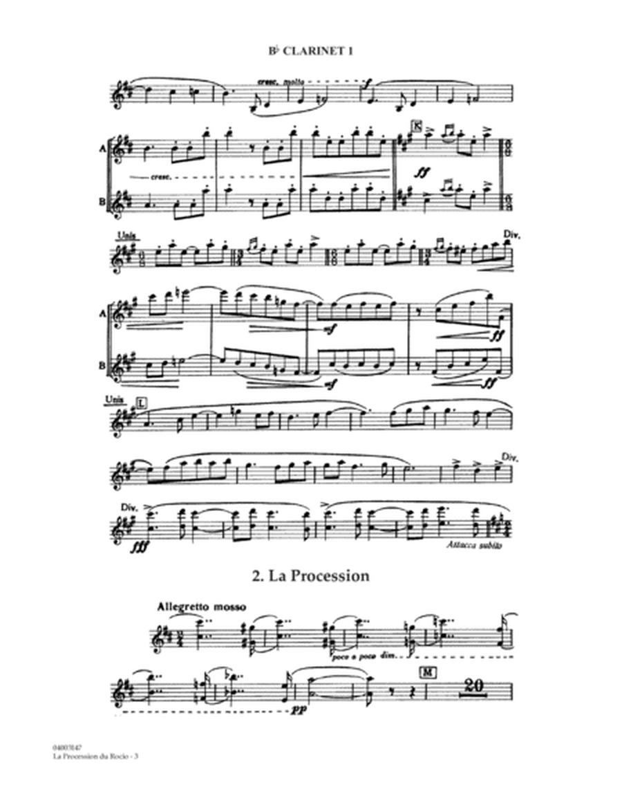 La Procession du Rocio (arr. Alfred Reed) - Bb Clarinet 1