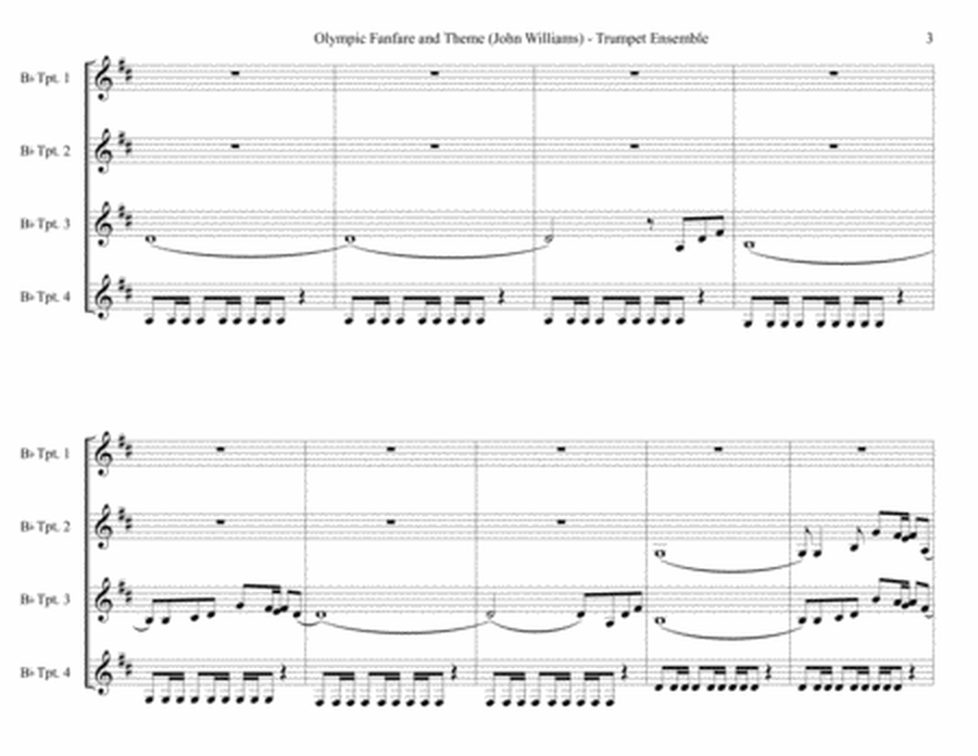 Olympic Fanfare & Theme - Trumpet Ensemble