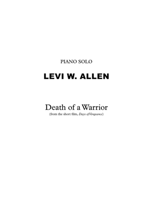 Death of a Warrior - Piano Solo