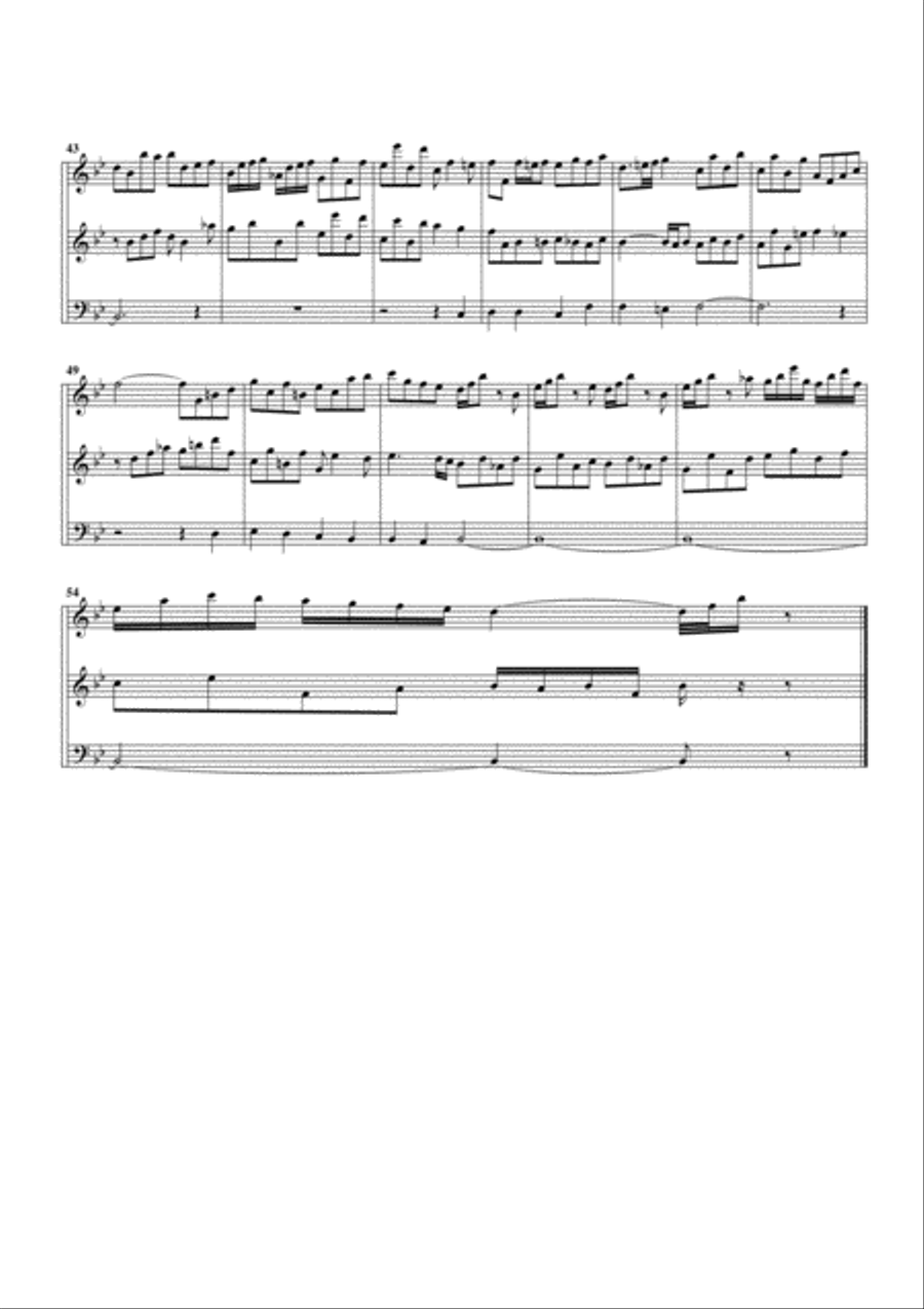 Choral, Herr Jesu Christ, dich zu uns wend BWV Anh.172 (arrangement for 3 recorders) Choir scores gallery preview page 3