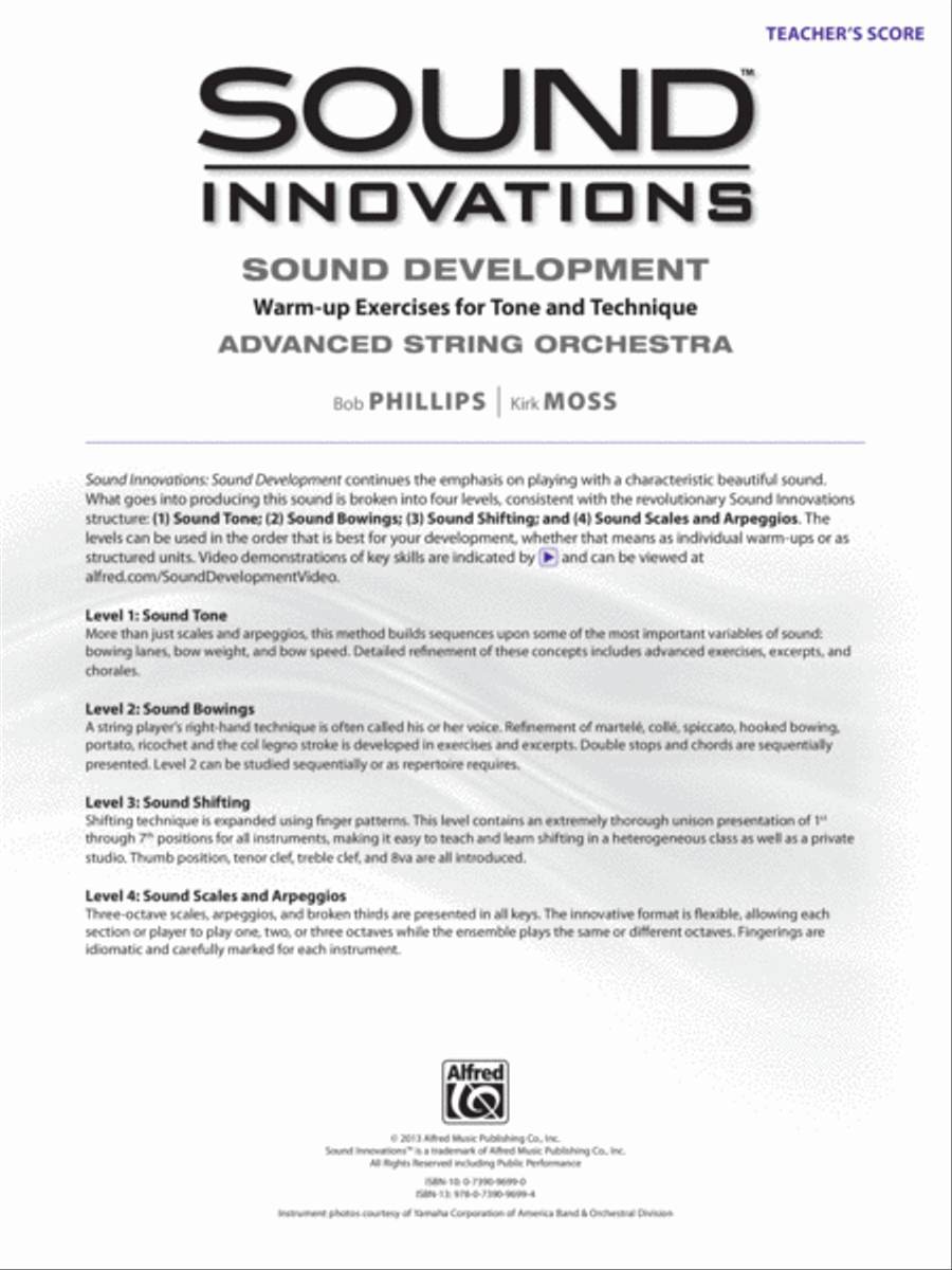 Sound Innovations for String Orchestra -- Sound Development (Advanced)