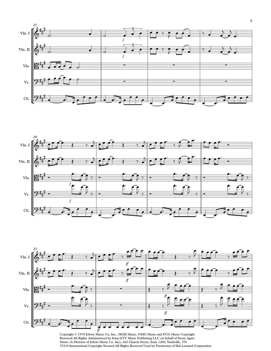 What's Going On String Orchestra scores gallery preview page 5