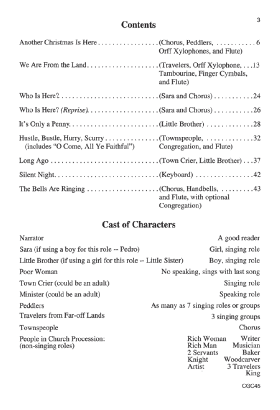Why the Chimes Rang Unison Choir scores gallery preview page 3
