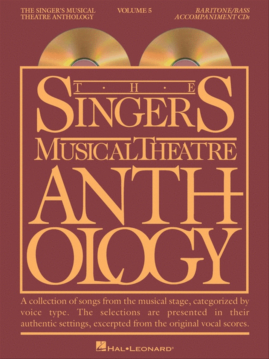 Singers Musical Theatre Anth V5 Bar Bass 2CDs