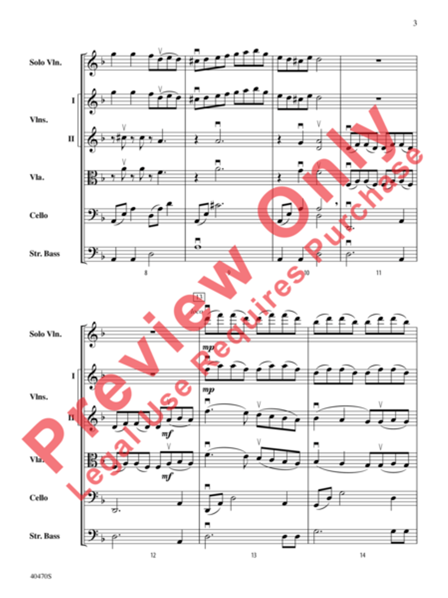 Hungarian Variations String Orchestra scores gallery preview page 4