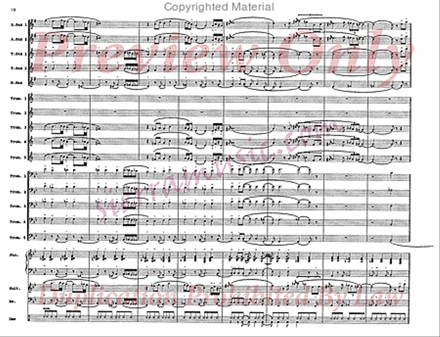 Every Summer Night Big Band scores gallery preview page 19