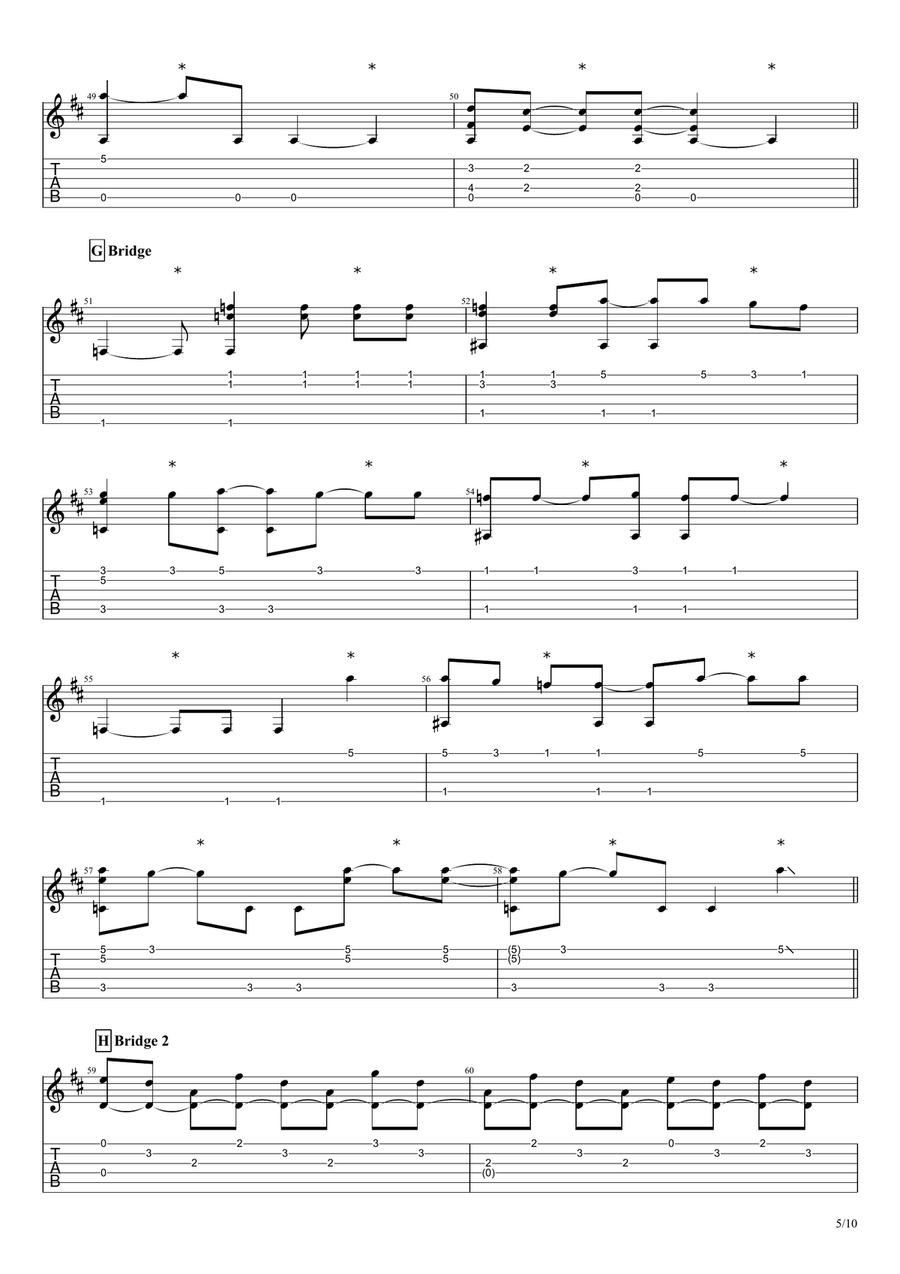 Summer Of '69 Acoustic Guitar scores gallery preview page 5