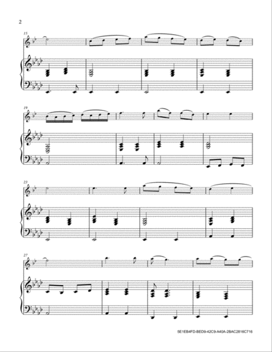 Count Your Many Blessings Clarinet Solo scores gallery preview page 2