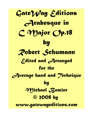 Book cover for Arabesque in C Major Op.18