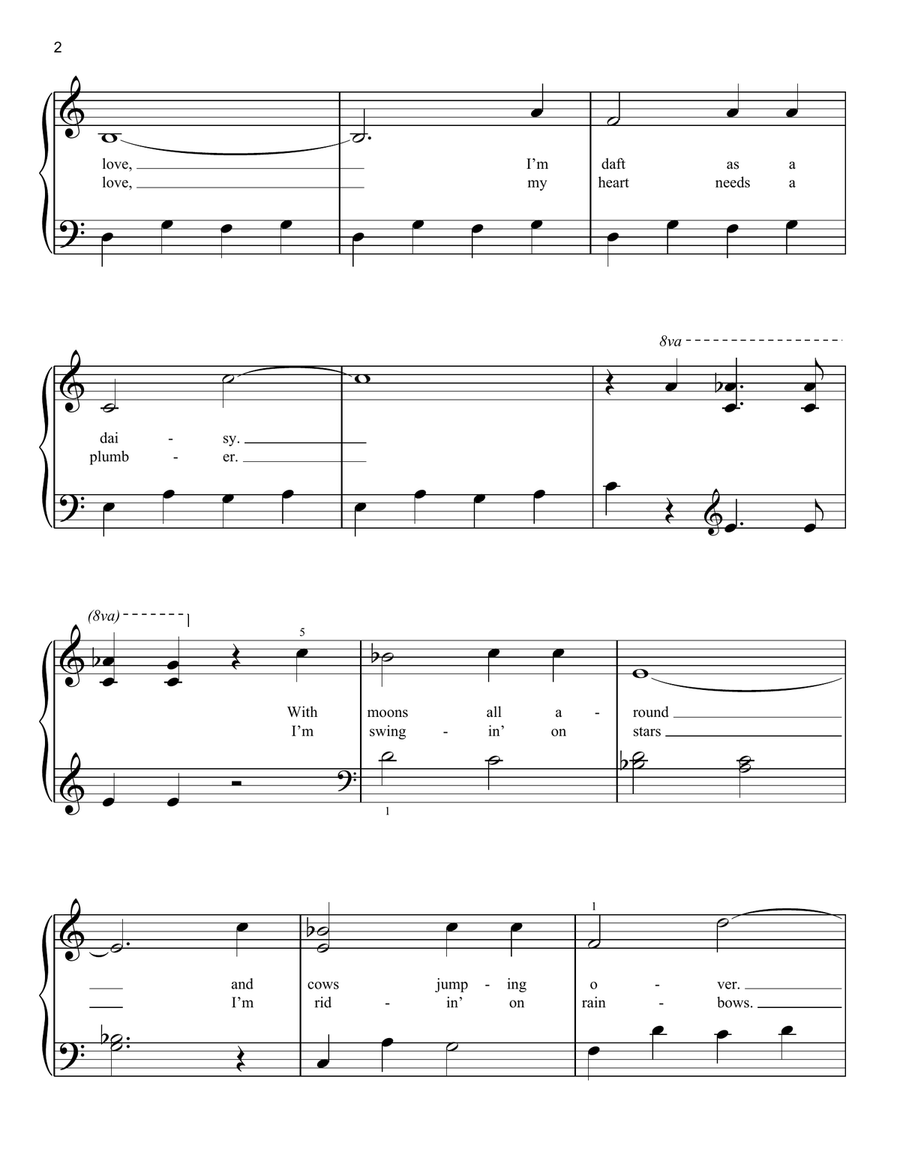 If This Isn't Love (from Finian's Rainbow) Easy Piano scores gallery preview page 2