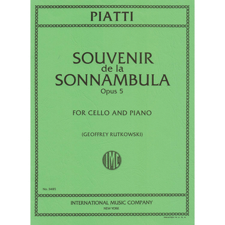 Book cover for Souvenir De La Sonnambula, Opus 5