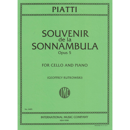Souvenir De La Sonnambula, Opus 5